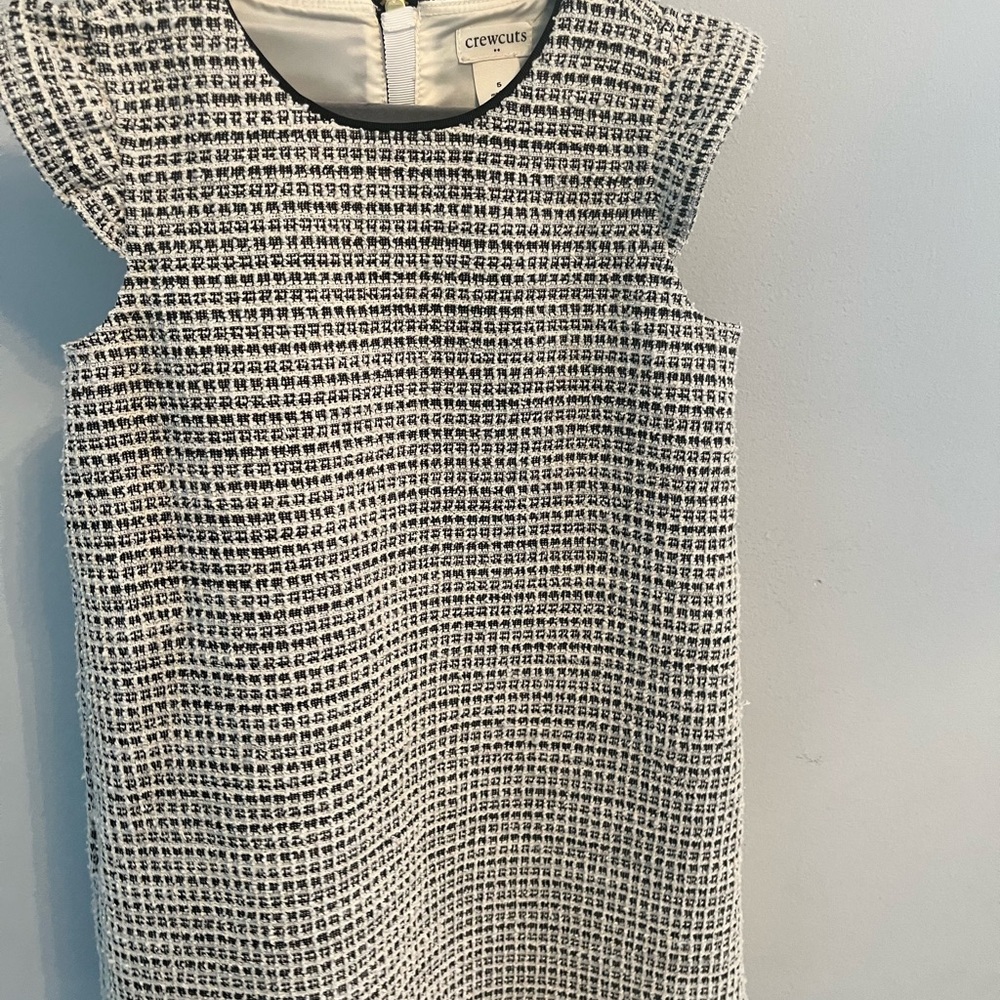 Crewcuts Black and White Textured Dress
